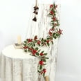 thumbnail image 7 of Dserhfy Simulated Christmas Rattan Vine No Maintenance Faux Willow with Red Berry Garland Wedding Party Home Decor, 7 of 7