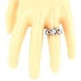 thumbnail image 2 of Three Stone Bypass Shank Diamond Engagement Ring 2.1 Ct Diamond 14K White Gold Over, 2 of 2