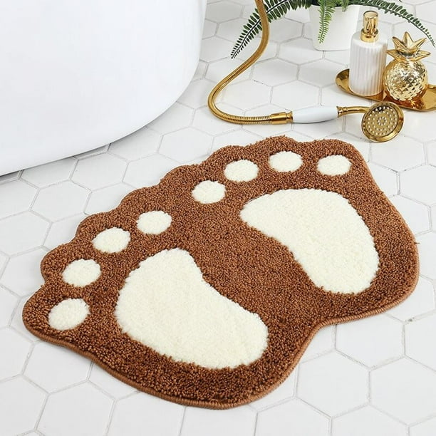 OaktreeBig Feet Bath Toilet Mat Bathroom Rugs bear feet And Mats Sets