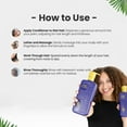 thumbnail image 3 of (4 pack) Herbishh Just Curls Vegan Conditioner for Curly Hair Products Kit Enriched with Avocado & Coconut Oil for Dry Damaged, Wavy, Curly Hair Gift set for Women & Men (500 ml), 3 of 9