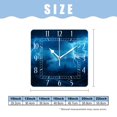 thumbnail image 2 of 12 Inch Wall Clock Battery Operated Square Clock Decorative for Office, Kitchen, Outdoor, Living Room，Flash of Lightning Image, 2 of 4