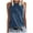 Tank Tops for Women Plus Size-Blue, variant on Homenesgenics Tank Tops for Women under $5 Women's Sleeveless Summer Casual Tops Round Neck Solid Sleeveless Vest Tops Red XL