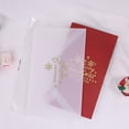 thumbnail image 5 of Greeting Card Christmas Tree Pattern Multi-Purpose Paper Blessing Message Card Party Supplies, 5 of 5
