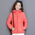 thumbnail image 4 of Chaqueta de algodón para mujer, chaqueta ligera, chaqueta de pan, corta, versátil, ajustada, gruesa, chaqueta de algodón, abrigo de invierno para mujer, 4 of 5