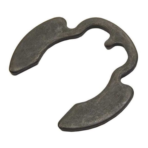 External-E E-Clip, Steel, Black Phosphate Finish, 100 PK