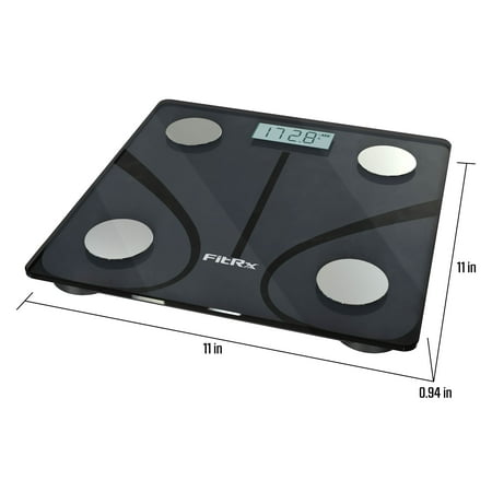 FitRx Smart Scale, Bluetooth Digital Scale for Body Weight, BMI, and More with App Control