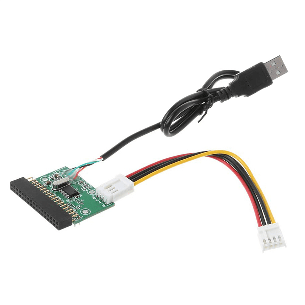 2X 1.44Mb 3.5Inch Floppy Drive Connector 34 Pin to USB Cable Adapter Pcb Board,USB Disk to Floppy Disk A,2 x Floppy Drive Connector 2 x cable,Green