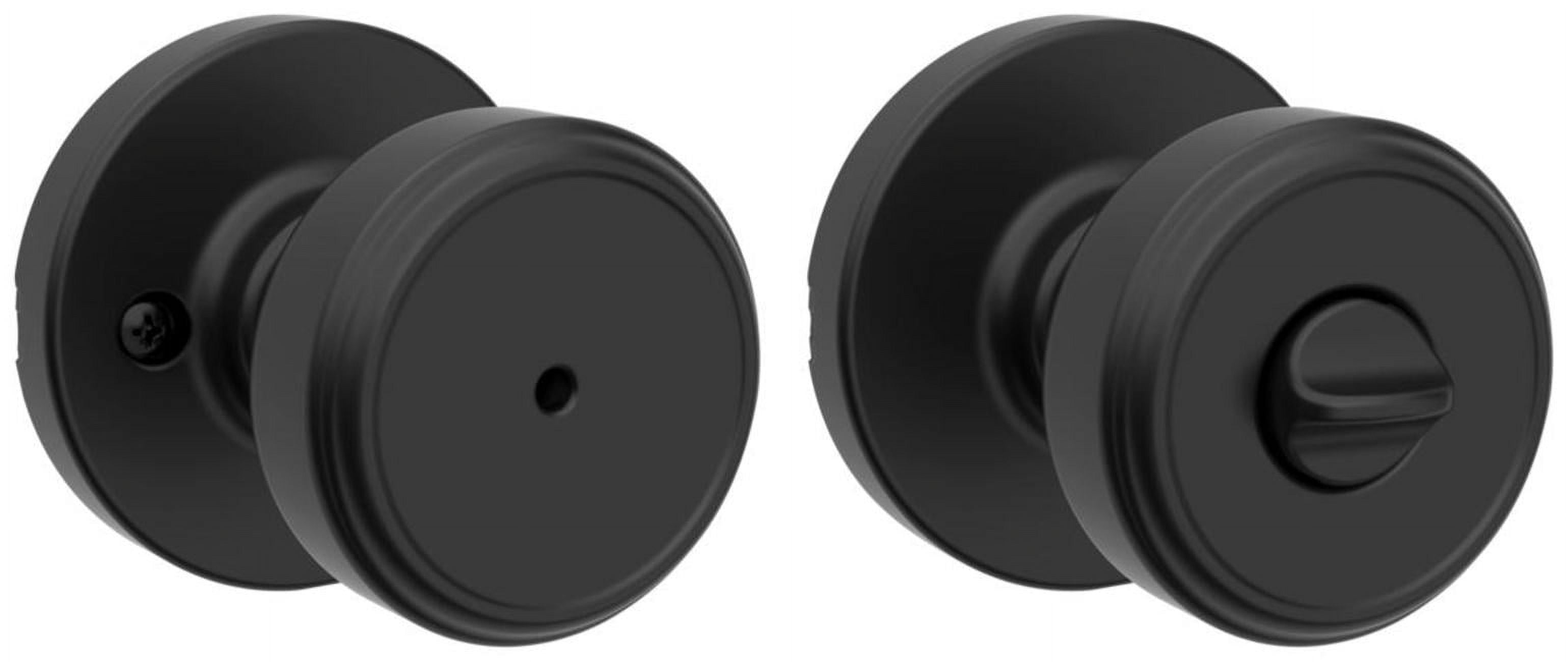 Kwikset 300MNKRDT-15 Maven Privacy Door Knob Set - Nickel