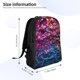 thumbnail image 4 of Disketp Heart Confetti on Glitter Mochila Unisex de Apertura Lateral Completa, Mochila para Laptop para Escuela, Trabajo y Viajes, 4 of 8