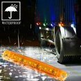 thumbnail image 5 of 30X Luces de posición laterales selladas rojas y blancas de 9 LED aptas para remolque de camión Lámpara lateral trasera de 4 pulgadas, 5 of 5