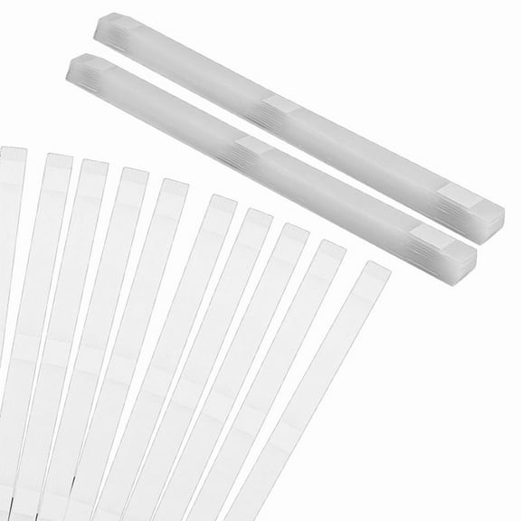 50 Pcs Glue Strips with Mesh Backing, Thermal Glue Strips for Book-Binding Hot Melt Adhesive Book Repair Tape