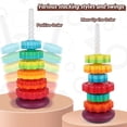 thumbnail image 3 of Juguete giratorio JUXUE Rainbow apilable para niños de 1 a 3 años, 3 of 7
