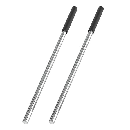 Professional Garage Door Torsion Spring Winding Rod Set of 2 with Rubber Handle