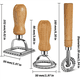 thumbnail image 2 of Juego de 6 cortadores de pasta para ravioles, máquina para hacer sellos para ravioles con mango de madera para ravioles, pastas, albóndigas, lasaña y pierogi, 2 of 6