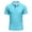 1# Cyan, variant on Polo Shirts for Men Cotton Pique Short Sleeve Golf Shirts with Pocket Classic Casual Moisture Wicking Polos Black L
