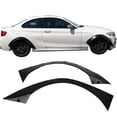 thumbnail interactive-video image 1 of IKON MOTORSPORTS RB Style Fender Flares – Universal 40.5x17.5, 4-Piece Extra Wide Arches, Unpainted Black PP 1 of 2