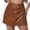 Khaki*, variant on RUTAYY Women's Skirt Skorts High Waisted Bodycon Irregular Skort Solid Color Soft Comfortable Classic Trendy Mini Skirt