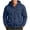 Navy, variant on hoksml Men s Solid Full Zip Up Hoodie Jacket Long Sleeve Zipper Pockets for Fall Winter Daily Work Comfort