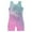 Diamond Green Pink, variant on Gymnastics Leotards for Girls Dinosaur Sparkle Biketard Toddlers Kids Children