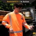 thumbnail image 7 of KwikSafety (Charlotte, NC) RENAISSANCE MAN Short Sleeve Safety Shirt (w/POCKET) Class 2 ANSI OSHA Custom High Visibility Reflective Tape Construction Security Hi Viz Work Clothing Men | Orange Large, 7 of 7