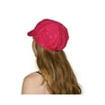 thumbnail image 2 of Top Headwear Glitter Sequin Trim Newsboy Hat - Hot Pink, 2 of 2