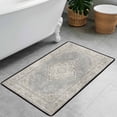 thumbnail image 3 of Washable Vintage Kitchen Mat 31"x20" Non Slip Soft Plush Low Profile Kitchen Rug, Distressed Medallion Oriental Style Sink Mat for Laundry Room Bedroom Office, 3 of 6