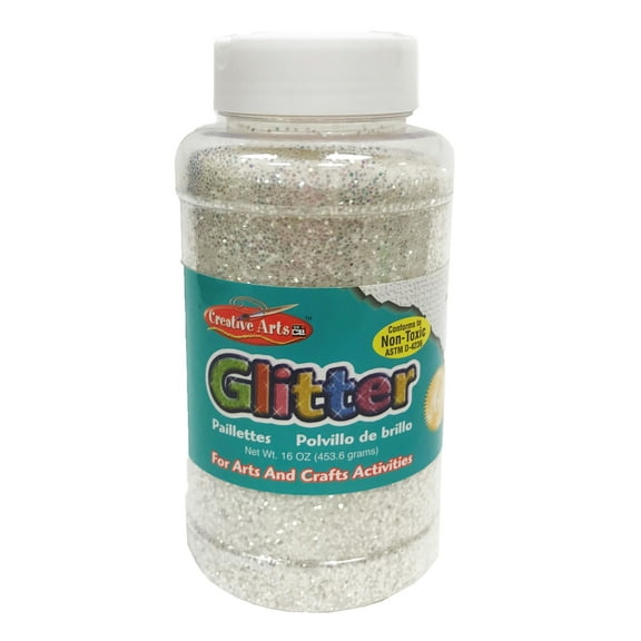 Charles Leonard Creative Arts by Charles Leonard Glitter, 16 oz. Bottle, Iridescent