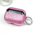 thumbnail image 3 of Allytechgroup for AirPods 4th Gen Case with Keychain, Slim Shockproof Bling Glitter Cover for Women Girls Anti-Scratch PC+TPU Protective Case with Precise Cutouts & Comfortable Grip, Rosegold, 3 of 8