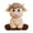 Yak light brown, variant on WINDLAND Kids Birthday Cake Decorations Farm Animals Lamb Ponies Pig Chicken Duck