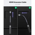 thumbnail image 2 of Highwings 8K HDMI Extender Cable, Short 4K@120Hz HDMI Extension Male to Female Adapter Compatible with Xbox One S 360 PS5 PS4 Roku TV Stick Blu Ray P, 2 of 5