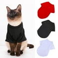 thumbnail image 2 of Dog Shirts Pet Clothes Blank Clothing, Round Neck Pet T-Shirt Costumes, Doggy Soft and Breathable Apparel Outfits for Small Extra Small Medium Dogs and Cats, 2 of 8