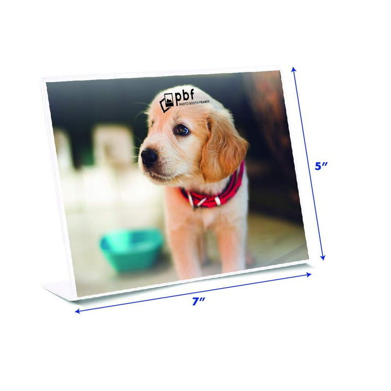 Photo Booth Frames - 4x6 Inch Clear Acrylic Plastic Display