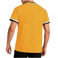 thumbnail image 4 of Antinious Men Sport Outdoors Print Short Sleeve V-Neck Summer Pullover Casual Blouse, 4 of 5