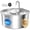 Faucet Style(1 Filter), variant on Invengo Whisper Quiet Cat Water Fountain with 6 Filters, 3.2L/108oz Pet Water Fountain for Cats, Stainless Steel Automatic Water Dispenser with 2 Flow Modes, Easy to Clean