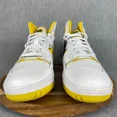 thumbnail image 3 of New Balance 650R Shoes Mens Size 9 White Sneakers High Top Honeycomb Yellow, 3 of 6