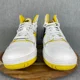 thumbnail image 3 of New Balance 650R Shoes Mens Size 9 White Sneakers High Top Honeycomb Yellow, 3 of 6