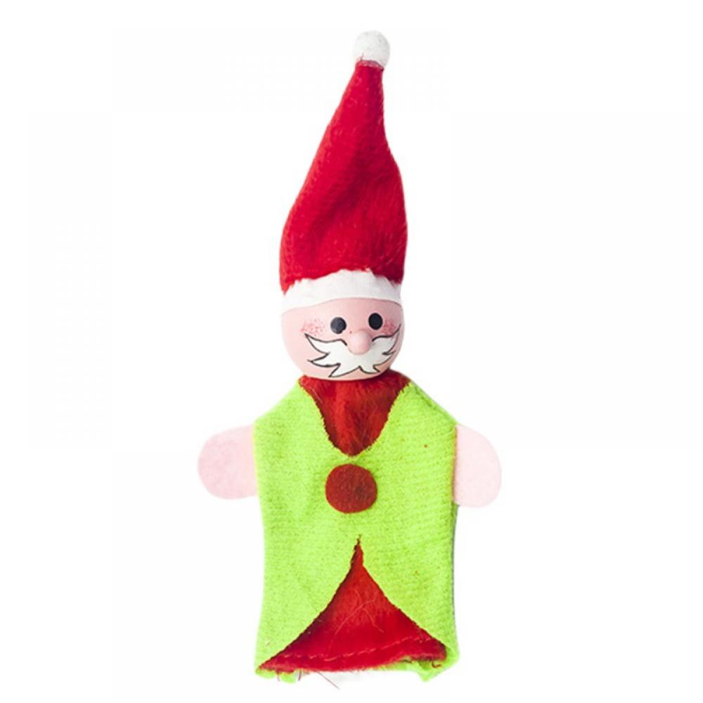 Christmas Finger Puppets Colorful Finger Hands Party Toys Characters