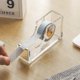 thumbnail image 1 of CaiYueKe Tape Dispenser with Cutter, Adhesive Tape Roller Dispenser, Desktop Office Tape Holder, Smooth Rolling Anti-Slip Base, Manual Tape Dispenser for Home School Office Supplies, 1 of 8
