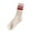 A-Red187, variant on Yuanlong Womens Vintage Stripe Athletic Crew Socks Cotton Knit Soft Breathable Casual Sport Running Socks