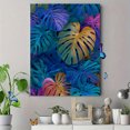 thumbnail image 4 of Monstera Leaf Canvas Print, Decor for Living Room, Office, Hotel, Bathroom, Hallway, 4 of 8