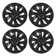 thumbnail image 2 of 4 Pcs Wheel Hub  for  Model 3 2017-2023, 18in Wheel Hub Full Wrap Rim Cover Trim Protector, Cool Sporty Wheel Hub  Replacement, 2 of 8