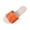 Orange, variant on Open Toe Sandals Slide Slide Square Toe flat sandals for women Flat Arch Flat Heel flat sandals for women Stability Slip-Resistant Flatform