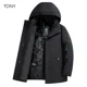 thumbnail image 4 of 2024 Nuevos abrigos de plumón con capucha y relleno de plumón de pato para hombre, chaqueta de invierno de marca para hombre, abrigos casuales tipo saco para hombre, 4 of 5