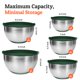 thumbnail image 3 of Set de bowls para mezclar de acero inoxidable Priority Chef con tapas, 3 of 7