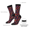 thumbnail image 2 of Yiaed Autumnal Forest Print Great elasticity Crew Socks Sports socks for Men and Women, 2 of 5