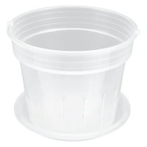 GOOHOCHY 1 Set Phalaenopsis Flower Pot with Square Shape for Indoor and Outdoor Use 18.3x18.3in 15.1in Height