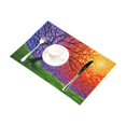 thumbnail image 2 of ABPHQTO Beautiful Life Tree Table Mantel individual Food Mat 30x45 cm Mantel antideslizante, 2 of 2