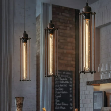 Asewan Industrial Retro Vintage Flute Pendant Lamp Kitchen Bar Hanging Ceiling Light For Dining Room Coffee Shop Theme Restaurant