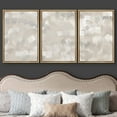 thumbnail image 3 of wall26 Framed Canvas Print Wall Art Set Gray, White &amp; Tan Paint Smudge Display Abstract Shapes Illustrations Modern Art Bohemian Multicolor Ultra for Living Room, Bedroom, Office - 16"x24&qu, 3 of 5