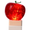 thumbnail image 1 of Luminaria nocturna con forma de rompecabezas de cristal 3D SIRPERICE, modelo Apple, 1 of 7
